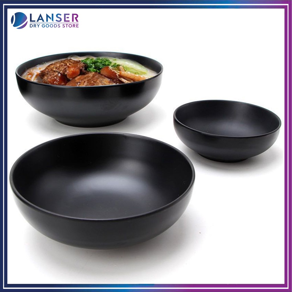 【LS】ASSORTED COLORFUL CERAMIC BOWL BLACK BOWL WHITE BOWL RICE BOWL SOUP