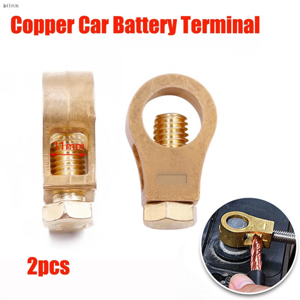 Battery Clip Positive Negative Car Battery Pure Copper With 2 Bolts ...