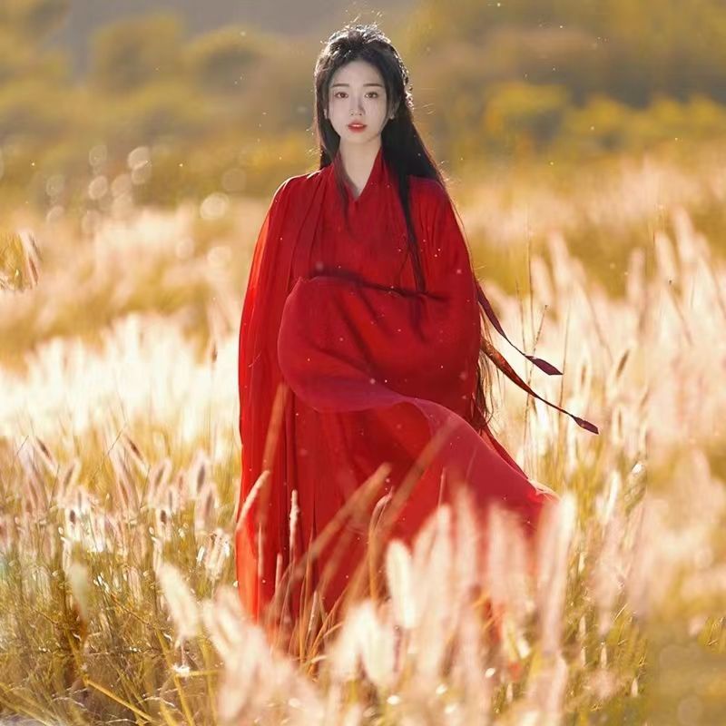 Genuine Product Original Hanfu Female 2022 New Chinese Red Elegant ...