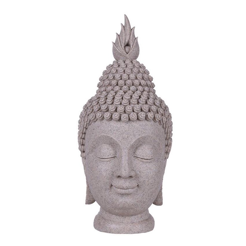 Thailand Buddha Head Statue Sandstone India BuddhaHeaded Statue