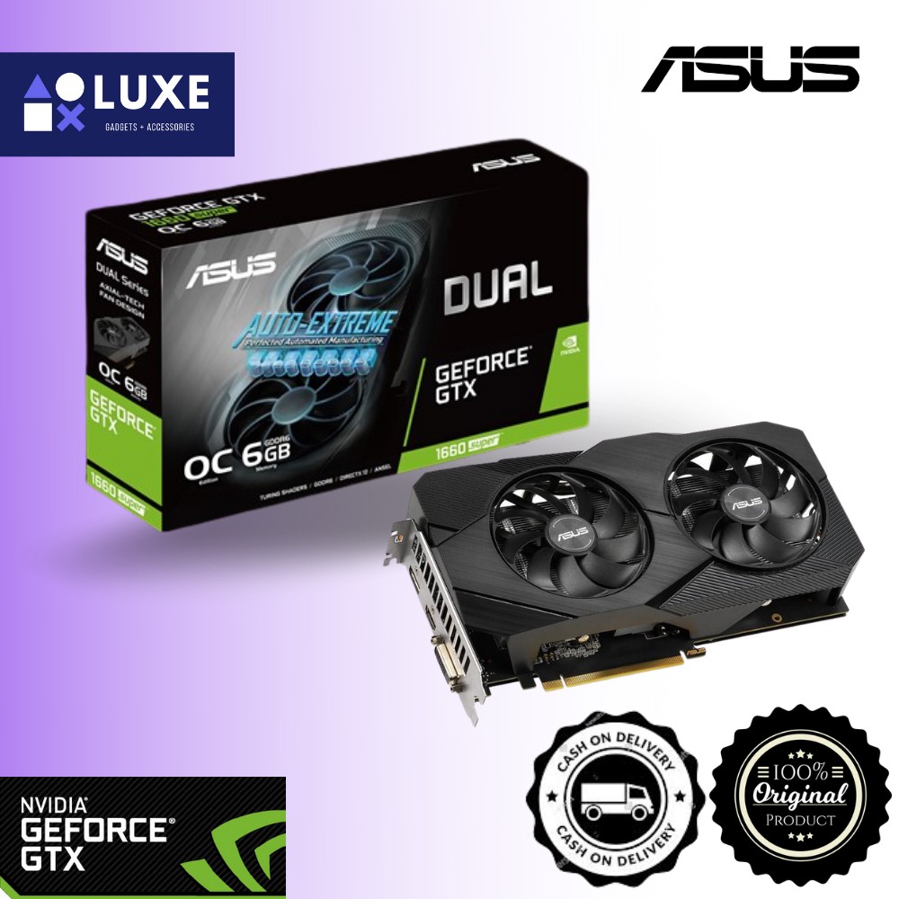 Asus dual geforce gtx best sale 1660 super oc evo