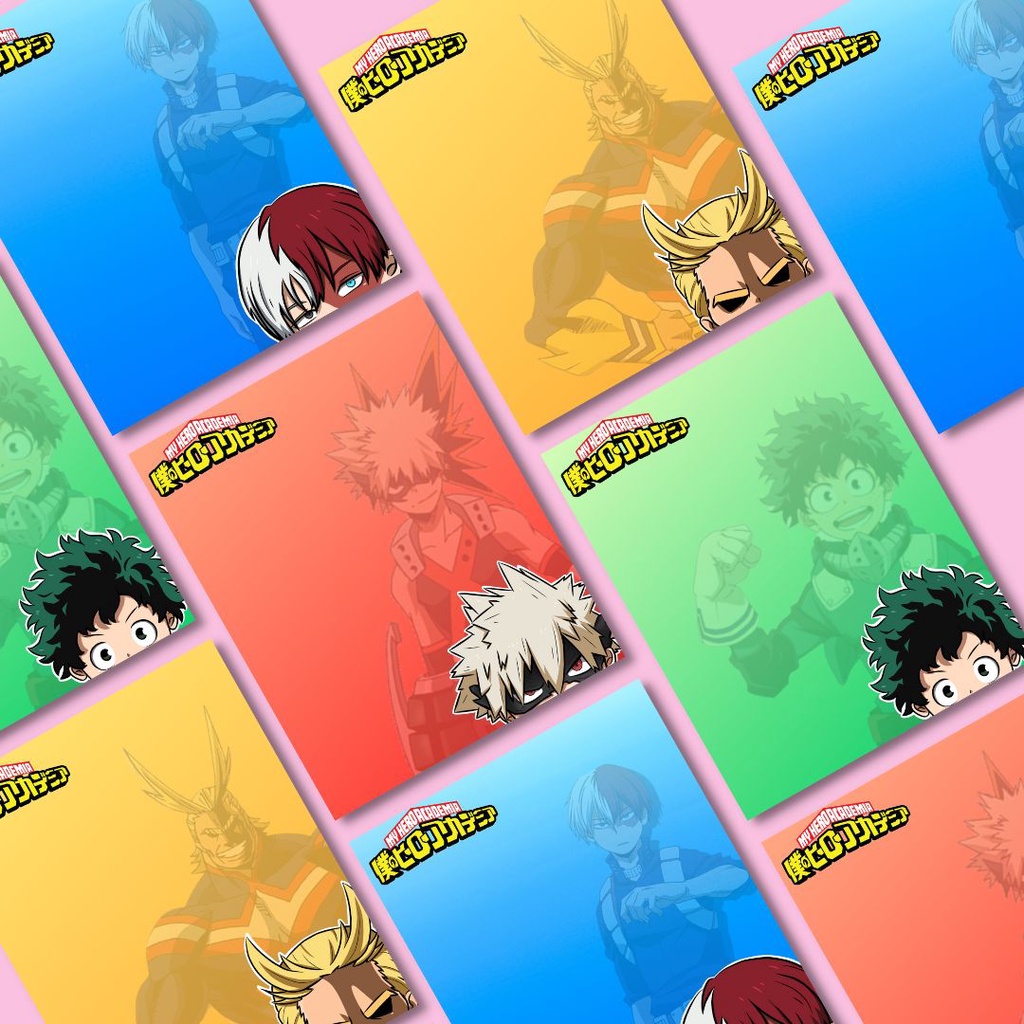 My Hero Academia Anime Mini Notepad | Shopee Philippines