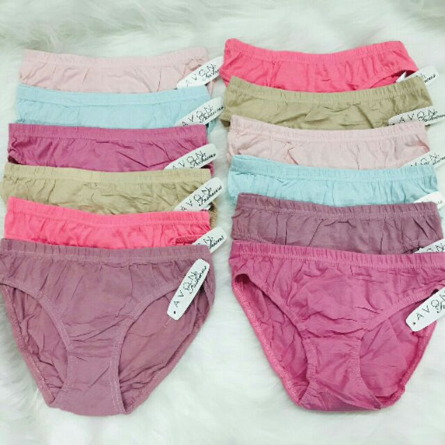 6-12 pcs Avon panty plain cotton good quality COD