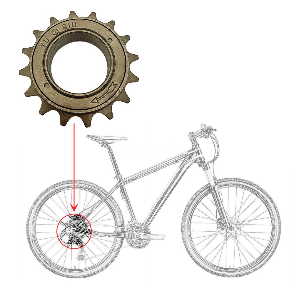 single speed freewheel mountain bike