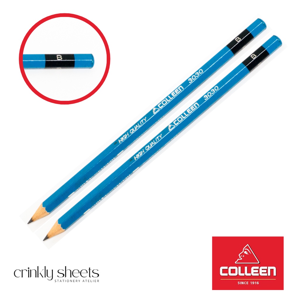 B Colleen 3030 Pencil Japan Lead For Writing Drawing and Everyday use. Sharpened Shopee Philippines