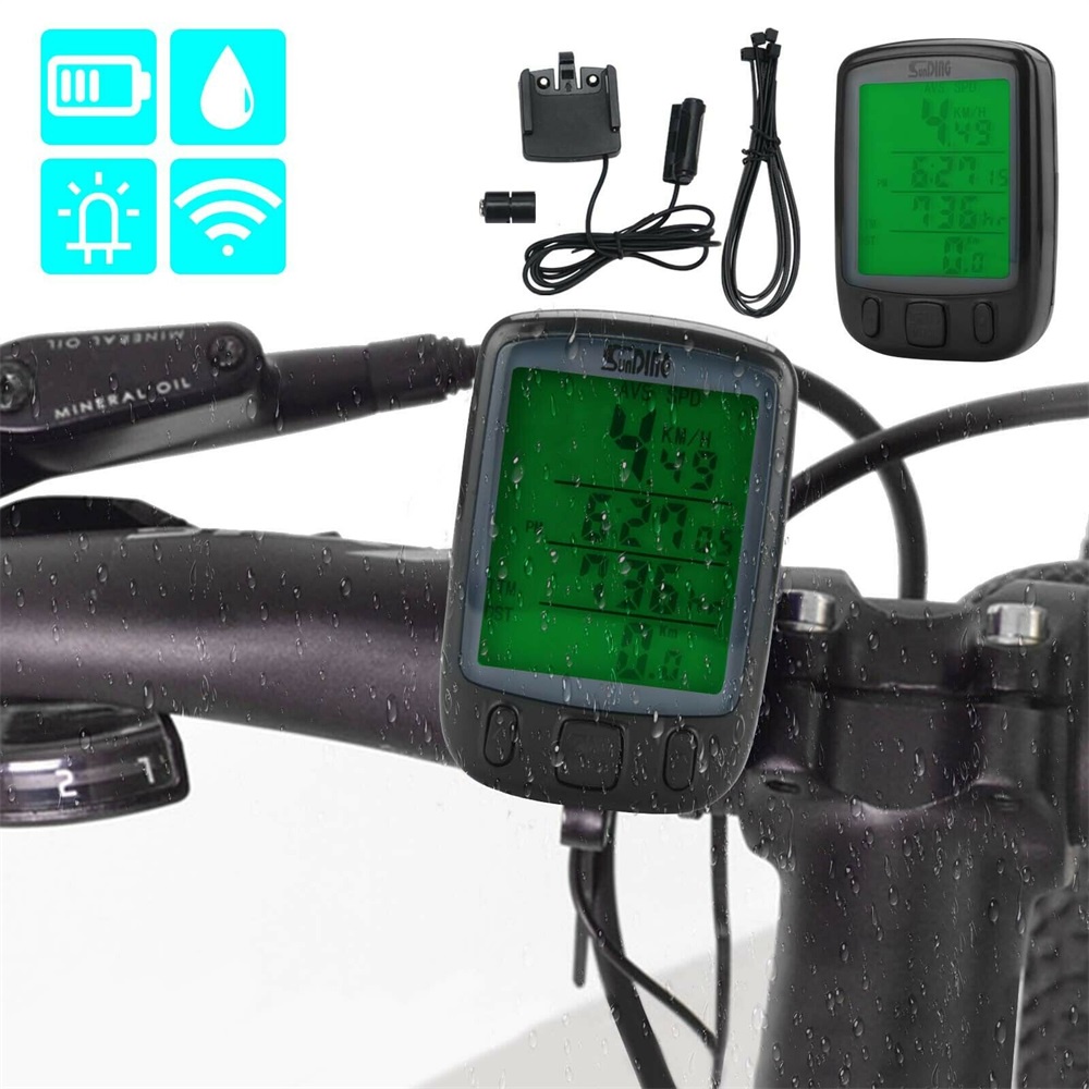 Mountain Bike Speedo Wired Computer Bicycle Speedometer Odometer
