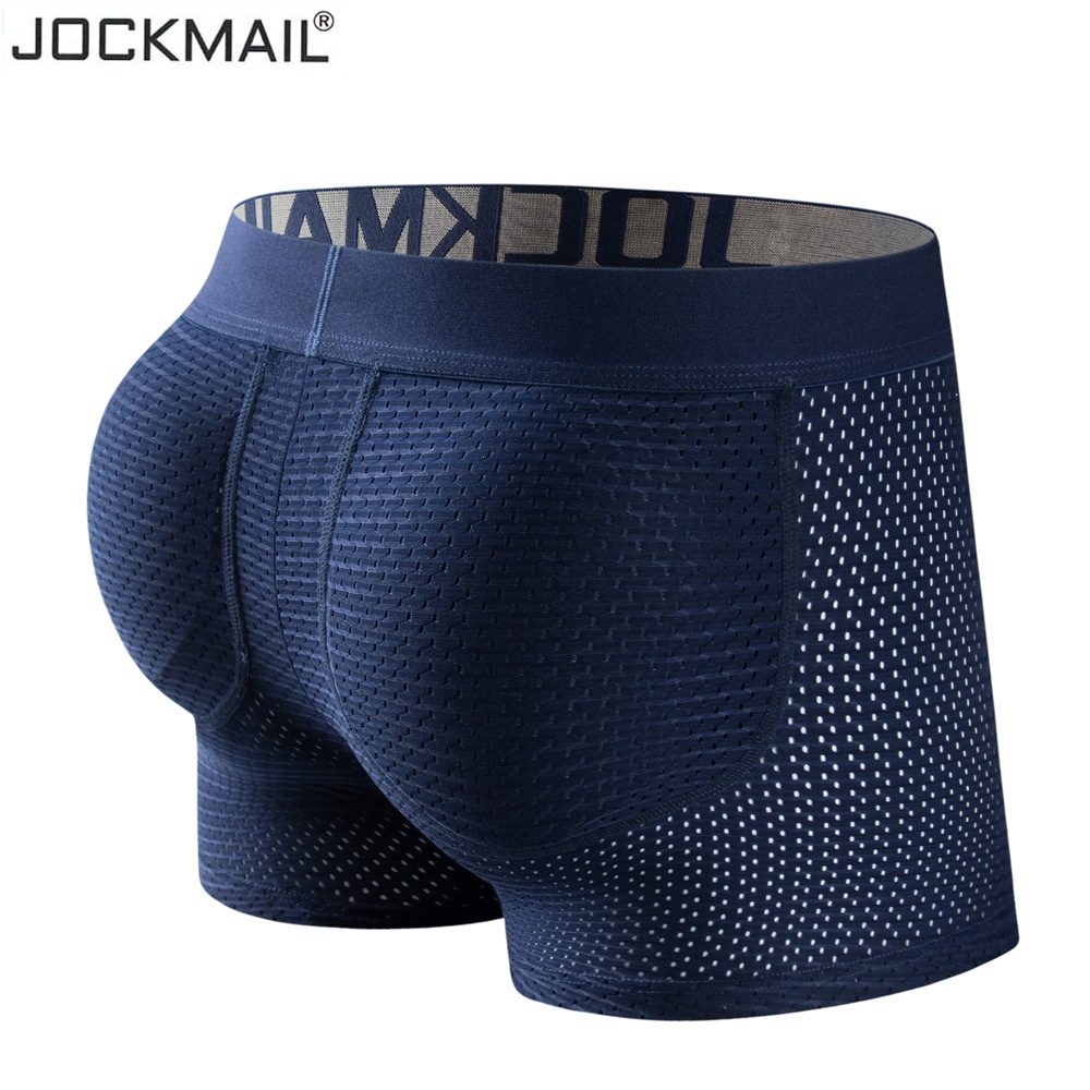 JOCKMAIL Herren Butt Padded Boxershorts - Shapewear Mit Po-Polsterung Und Mesh