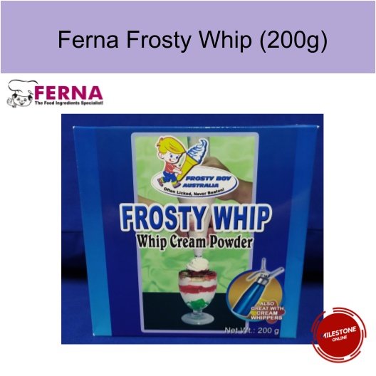 Ferna Frosty Whip Whip Cream Powder Mix (200 G) Shopee Philippines