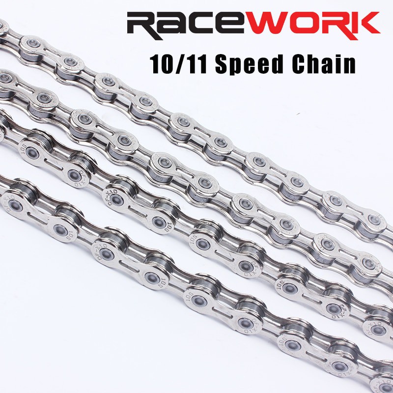 Racework Bike Chains 8 9 10 11 12 Speed Silver/Golden Half Hollow ...