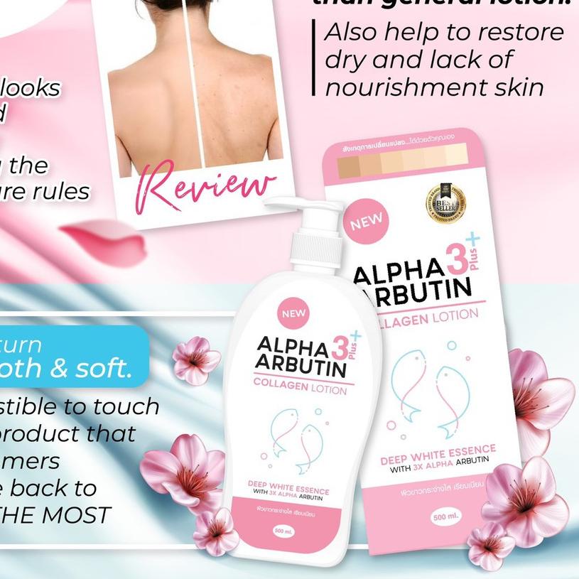 Alpha ARBUTIN 3 PLUS COLLAGEN WHITENING LOTION, HAND BODY LOTION