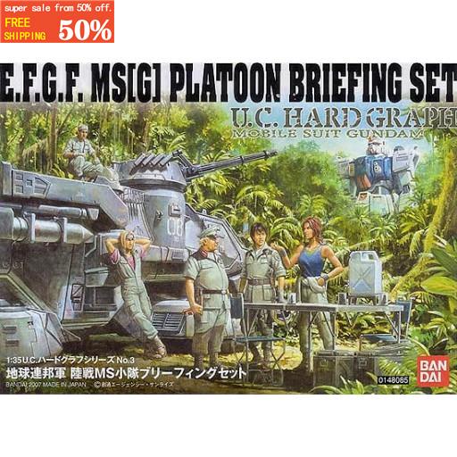 Gundam UC Hard Graph Model Kit: EFGF MS[G] Platoon Briefing Set 1/35 ...