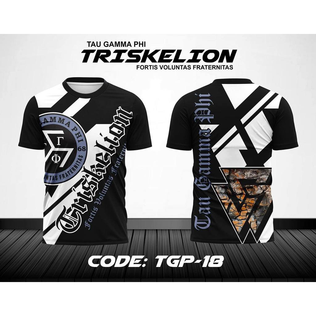 TRISKELION fraternity Full Sublimation Tau Gamma PhiFrat Shirt 3D T ...