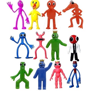 8pcs Roblox Game Rainbow Friends Action Figure Blue Red Doll Pvc Toy  Collectible Model Toys Kids Xmas Gift