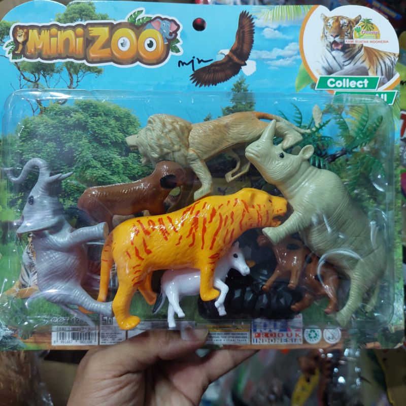 Mini ZOO Animal Toys Packaging set Mica 1216 | Shopee Philippines