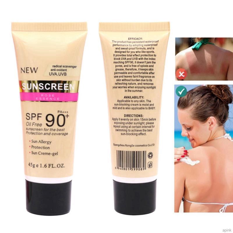 Facial Body Sunscreen Whitening Skin Protective Anti Aging Oil Control Moisturizing Sunblock 8223