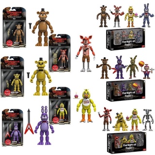Five Night At Freddy Game Fnaf Assembly Detachable Joint Anime Freddy Toys  Action Figure Bonnie Foxy Fazbear Bear Children Gifts - AliExpress