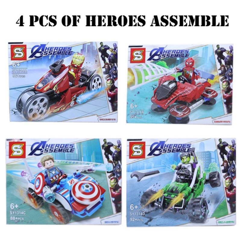 Manual lego outlet heroes assemble