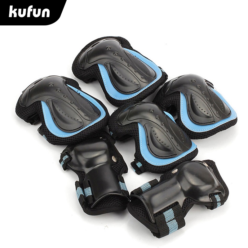 KUFUN Inline Skates Protective Gear Knee pad Wrist Elbow Pads Sets