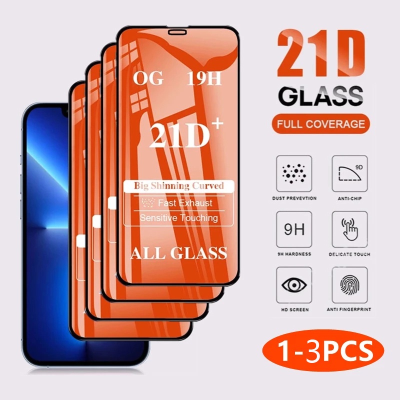 21D Protective Glass For Vivo V27E Y73 Y76 Y15A Y15S Y33S Y21S Y21T Y52 ...