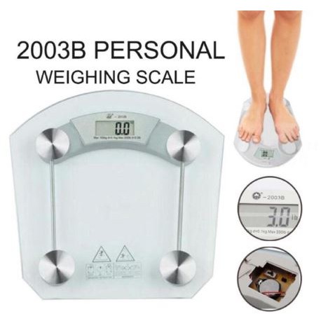180kg Human Health Body Scale Mini Digital Glass LCD Display