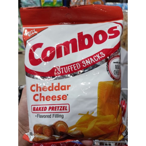 Combos Cheddar Cheese Baked Pretzel 383g Shopee Philippines