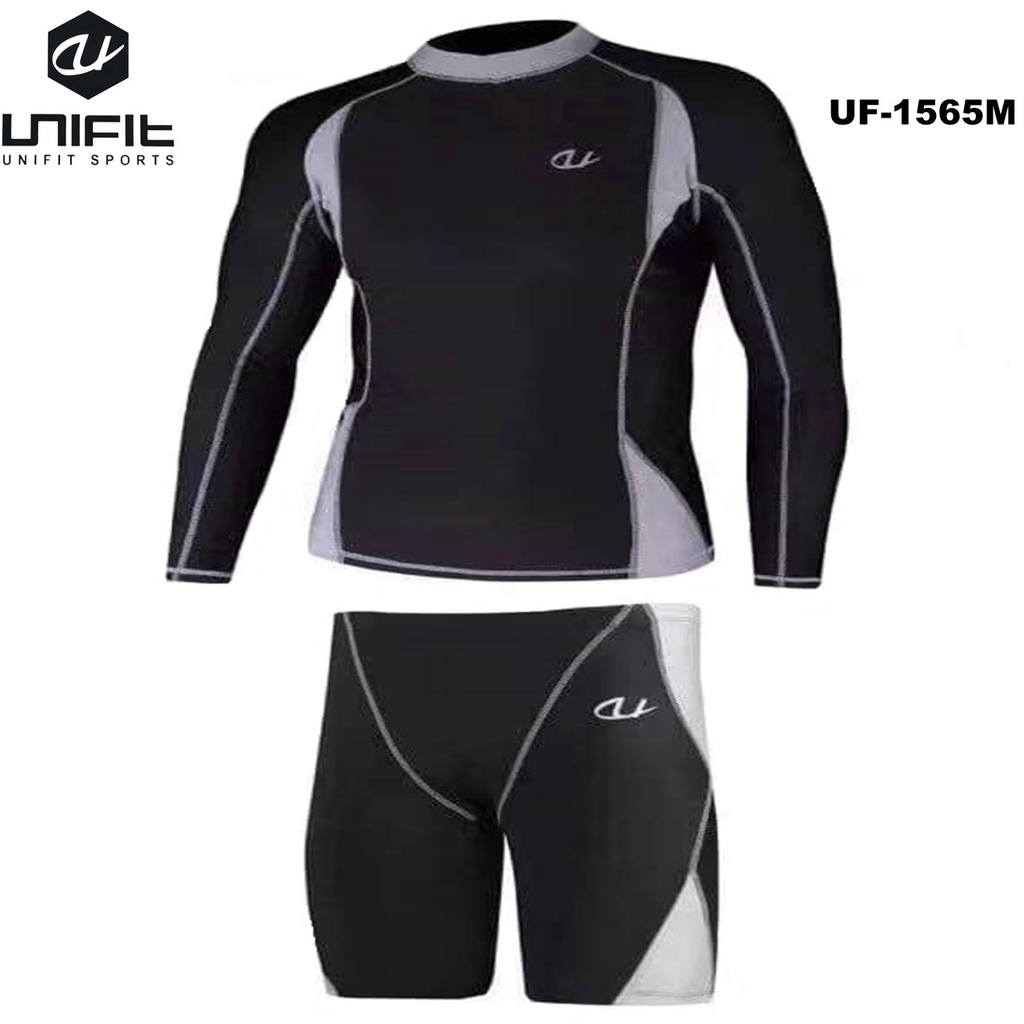 UNIFIT Men's Rash Guard Swimsuit Swimwear DriFit Rash Terno Tokong Uf