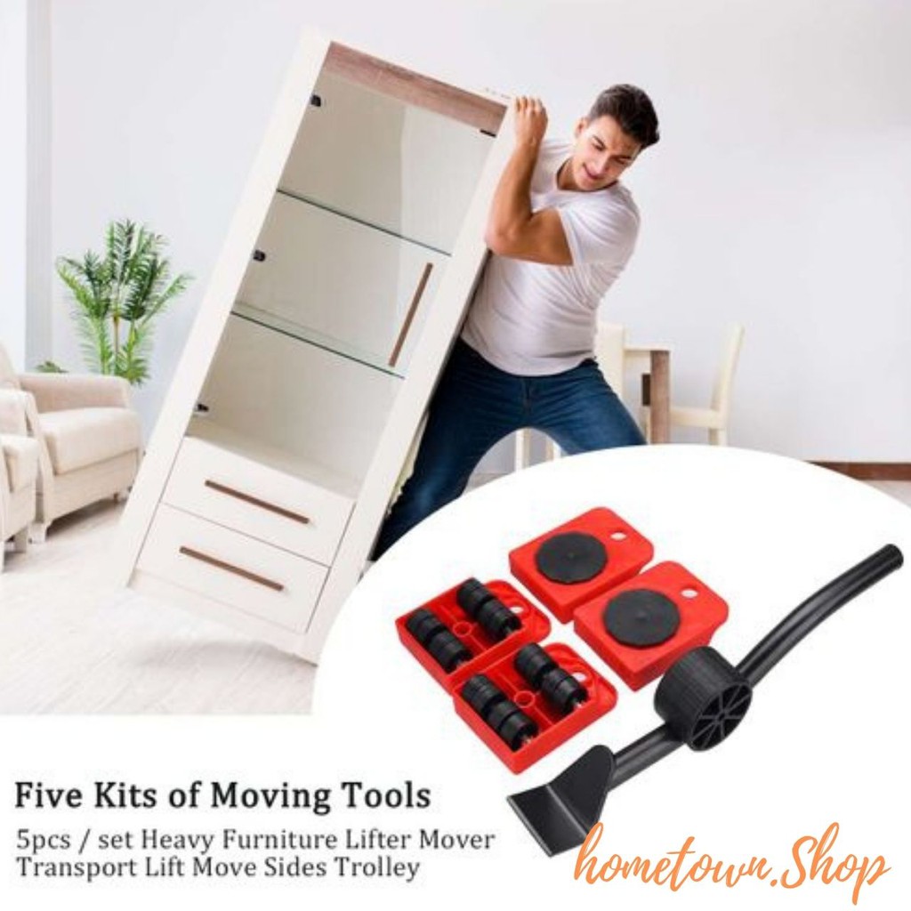 Heavy Duty Furniture Lifter Transport Tool Furniture Mover set 4 Move ...