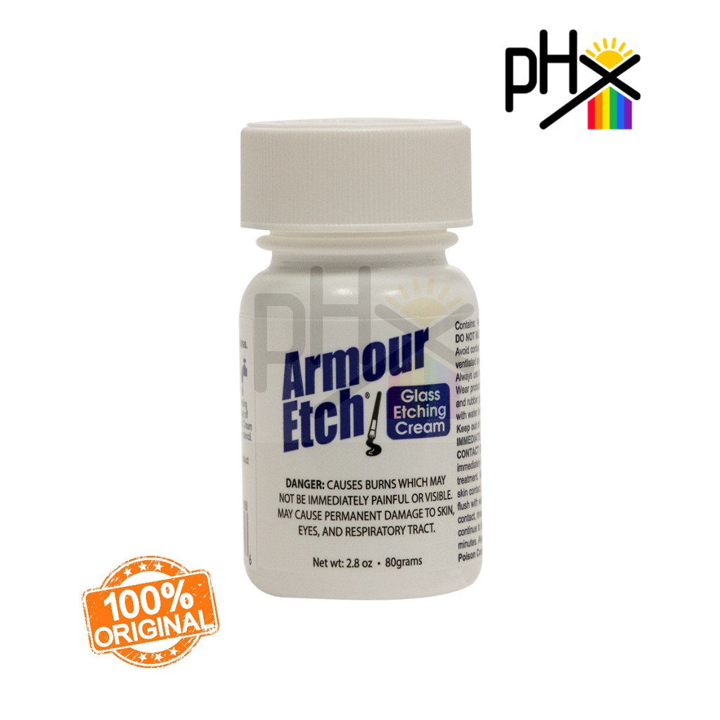 Armour Etch Glass Etching Cream 80 g / 2.8 oz (Made in USA) Shopee Philippines