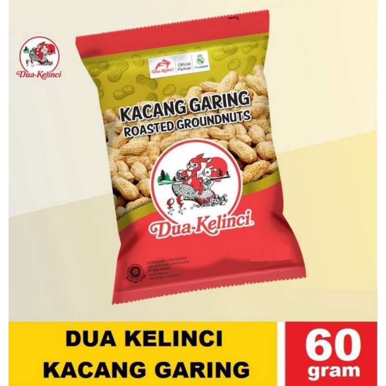 Two rabbit skin nuts / crisp nuts rosted groundnut 60gr | Shopee ...