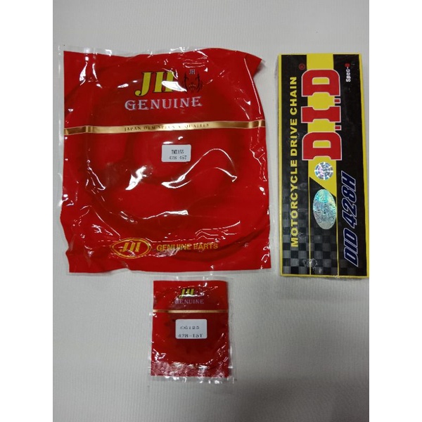 Sprocket Set Tmx155/Rusi125/Tmx125/Rusi150 | Shopee Philippines