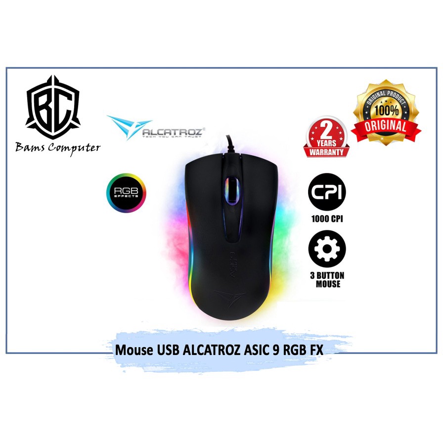 Usb ALCATROZ ASIC 9 RGB FX Mouse | Shopee Philippines