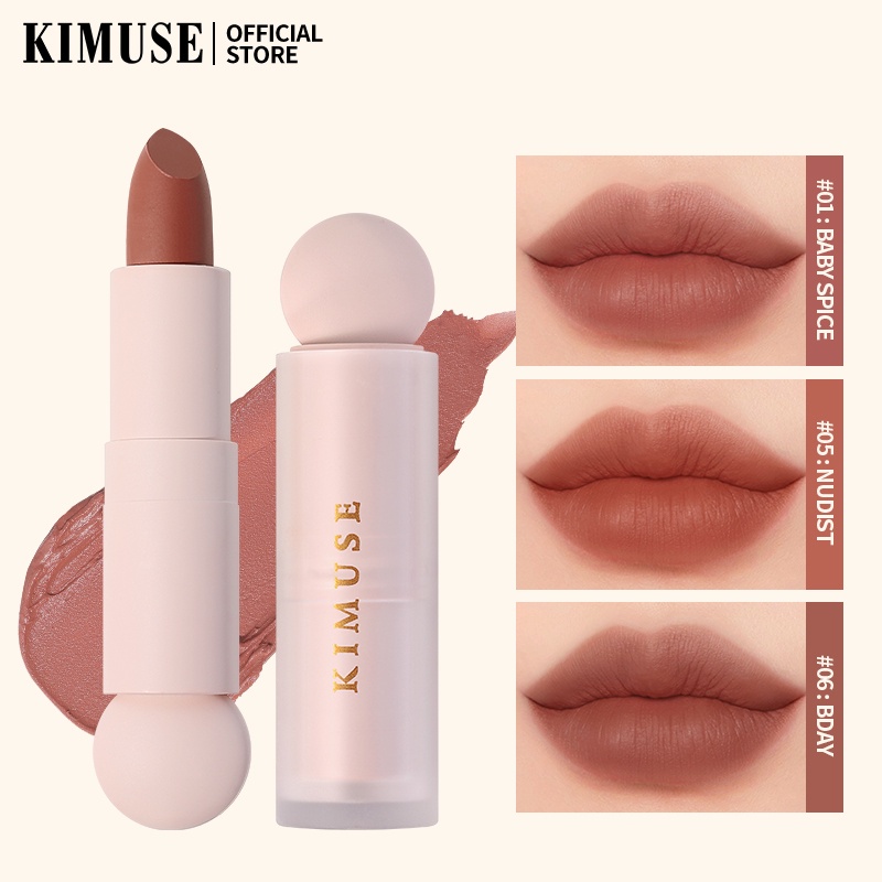 KIMUSE Matte Lipstick 6 Colors weightless Long Lasting Smudge-proof ...