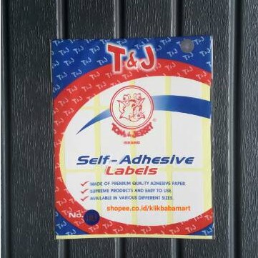 Tom & JERRY Invitation LABEL Sticker NO. 103 ORIGINAL T & J TOM JERRY T ...