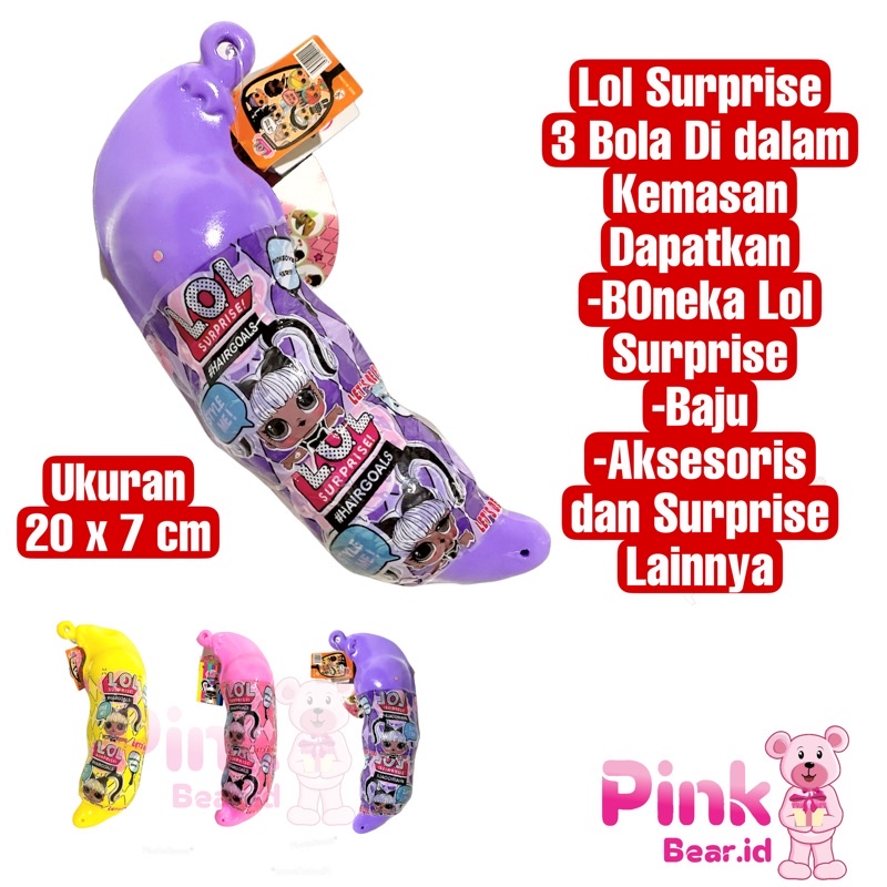 Lol surprise Toy surprise Series Edemame Beans Contains 3 Balls In Cute ...