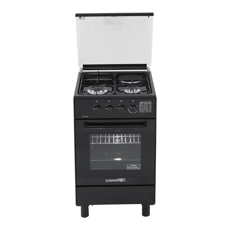 La Germania Gas Range 500 Series FS 521 00B (2 Gas Burner, 1 Hot Plate