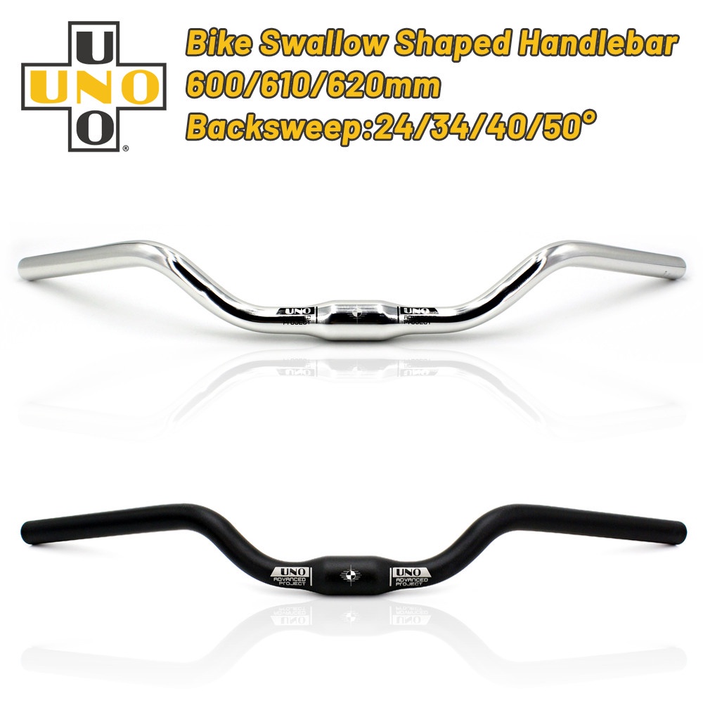 UNO Bike Handlebar Aluminum Alloy Bike Handle Bar Fit For 25.4/31.8mm ...