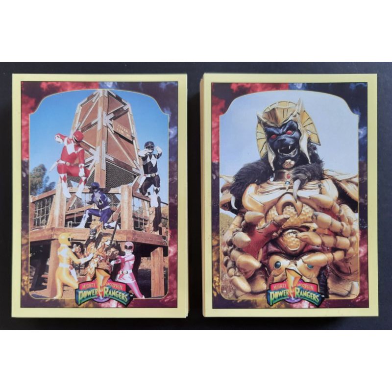 COMPLETE SET! 1994 Power Rangers Series 2 Trading Cards | Shopee ...