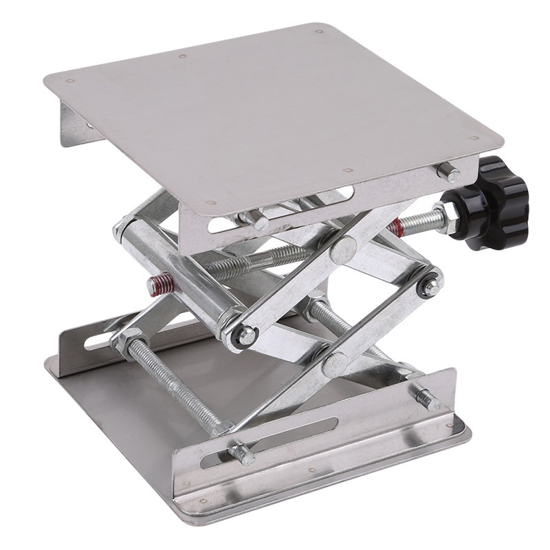 4x4'' - 100mm 5kg Steel Lab-Lift Lifting Platforms Lab Tool Jack ...