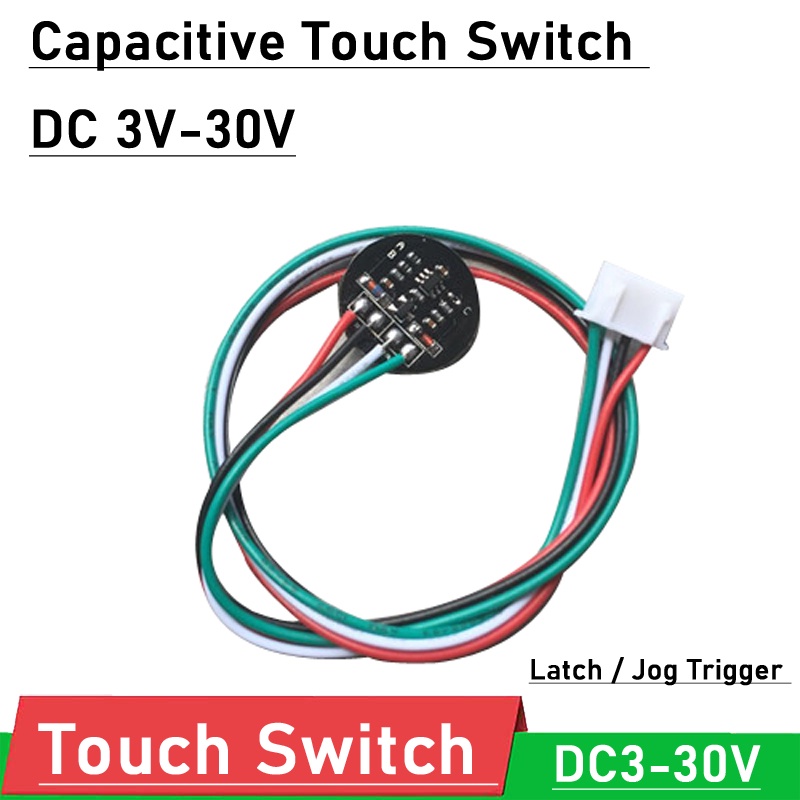 DC 3V-30V Capacitive Touch Switch Module Latch / Jog Trigger Action ...