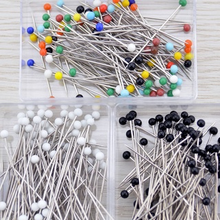 40PCS Jewelry DIY Decoration Sewing Pins for Fabric, Straight Pins with  Black or White Ball Glass Heads, Quilting Pins for Dressmaker, Craft and  Sewing - China Pearl Head Pin and Sewing Head