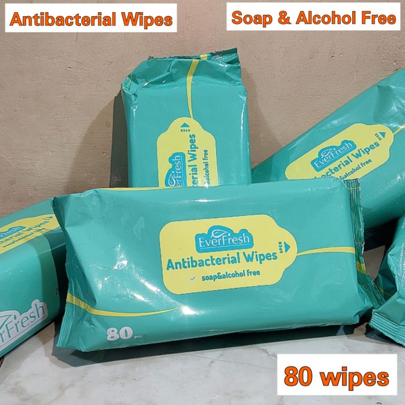 Everfresh Antibacterial Wipes 80s Shopee Philippines