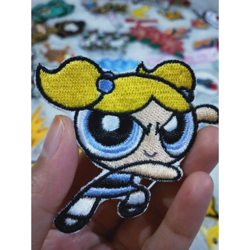 Powerpuff girls bubbles Embroidery patch | Shopee Philippines