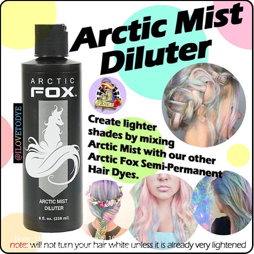 [I Love to Dye] Arctic Fox Arctic Mist Diluter for Semi Permanent Hair