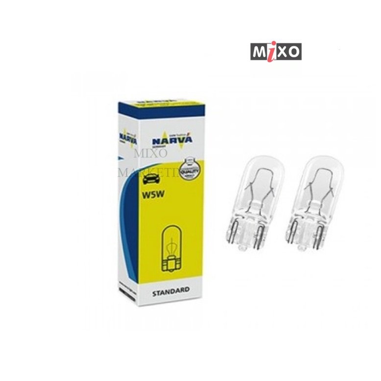AMPOULE 24V 5W T10 W2.1x9.5D BLEU W5W WEDGE VERRE VOITURE CAMION CLIGNOTANT TABLEAU DE BORD