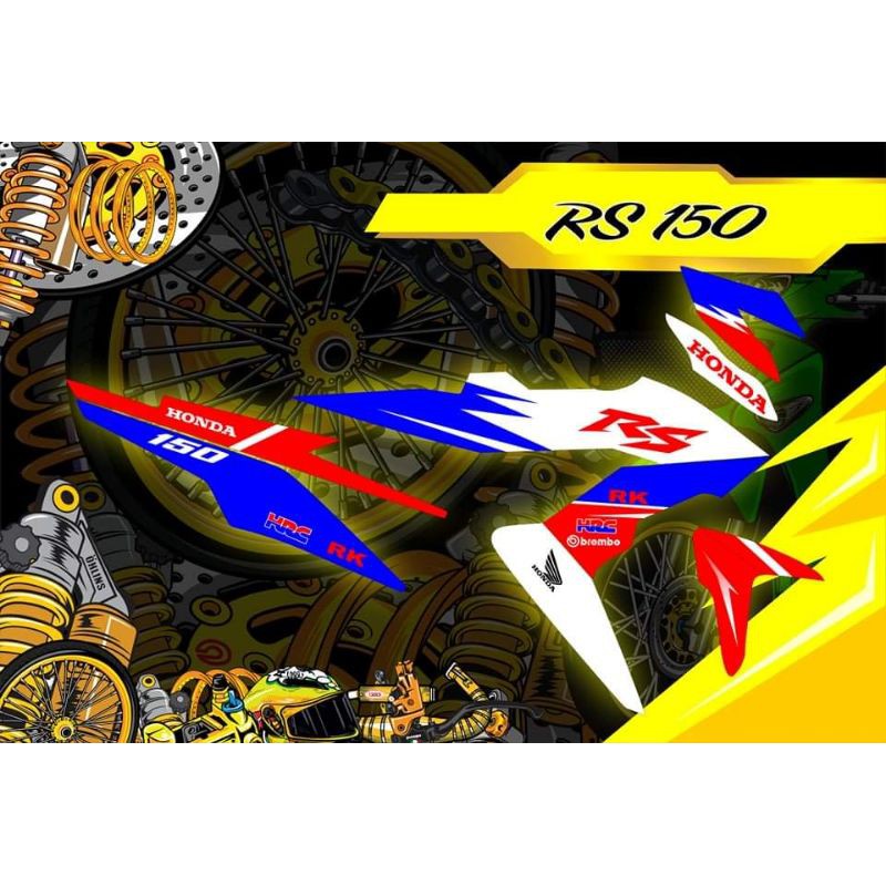 Rs150 fi decals (HRC) | Shopee Philippines