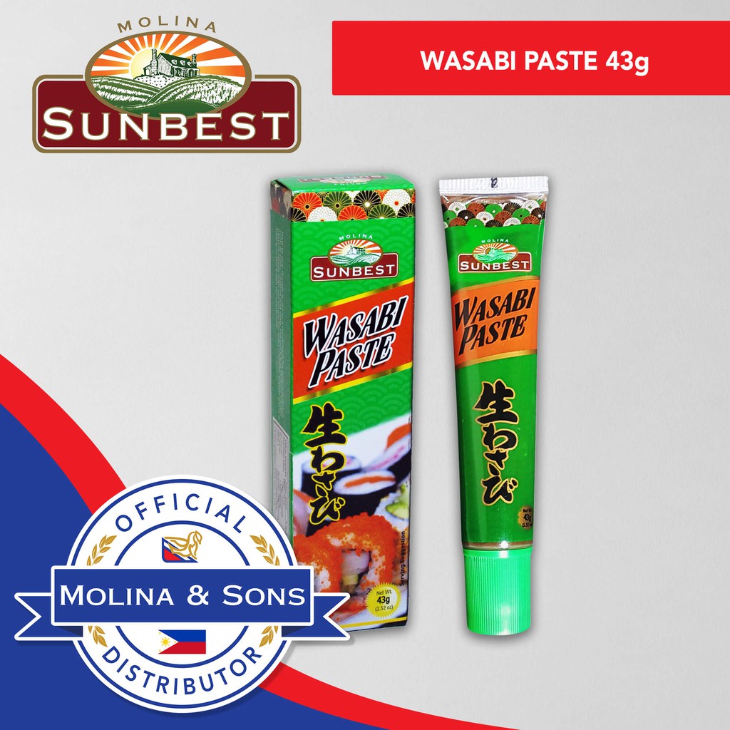 Sunbest Wasabi Paste 43g | Shopee Philippines