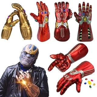 Thanos Infinity Gauntlet Light Glove Cosplay LED Stones Kids Adult Weapon Carnival Costume Halloween Props