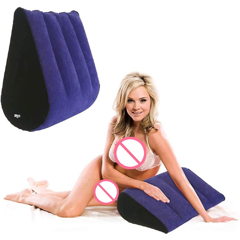 Toughage Soft Inflatable Sex Wedge Pillow Cushion Sofa Bdsm For Enhanced Erotic Aid Positions 