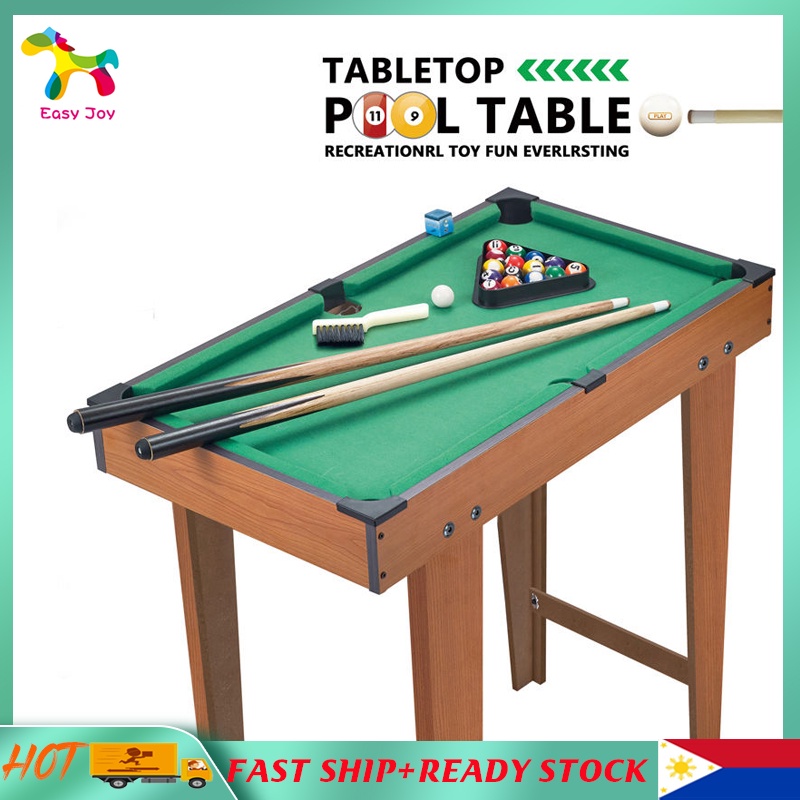 27 inches billiard Table set Mini pool table set wooden tall legs taco ...