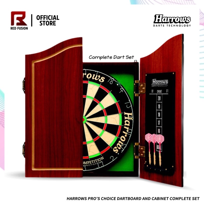 Harrows Pro’s Choice Dartboard and Complete Set Shopee